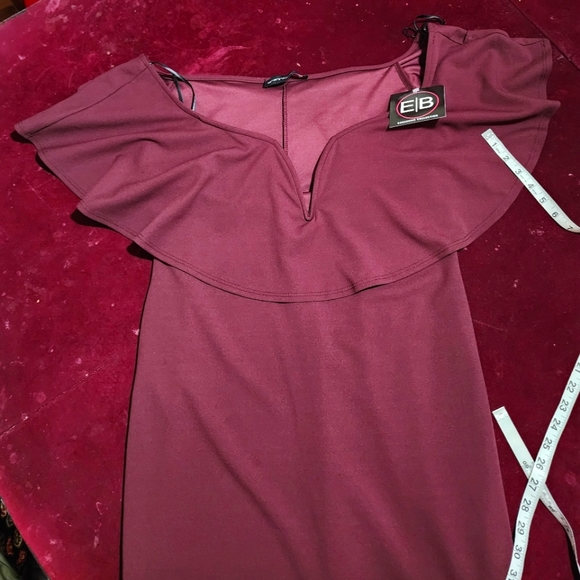 Burgundy Dress - Picture 7 of 10